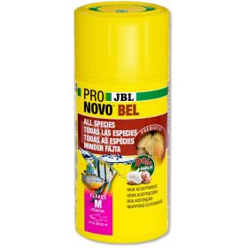 JBL PRONOVO BEL FLAKES M 250ml -Осн. храна на люспи в размер М за всички аквариумни рибки от 8-20см